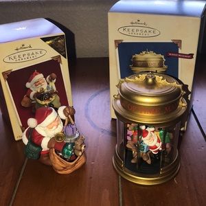 Hallmark Keepsake Santa Ornaments